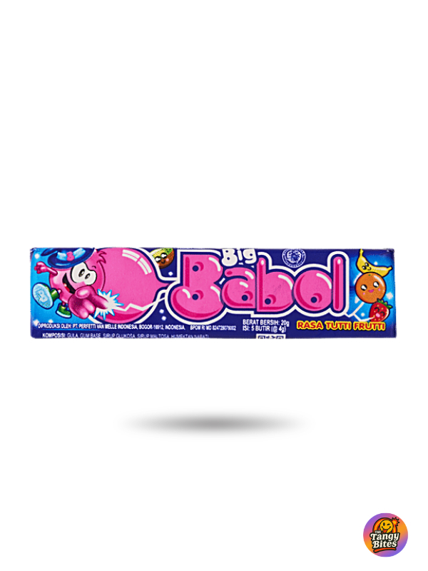 big babol -bubble gum at the tangy bites
