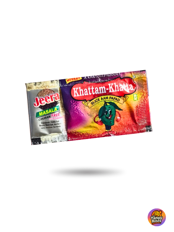 khattam khatta - slice aam papad 90s tangy aam papad from the tangy bites