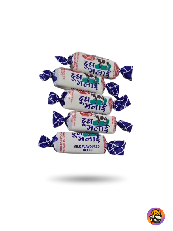 doodh malai toffee - indian 90s candy from the tangy bites