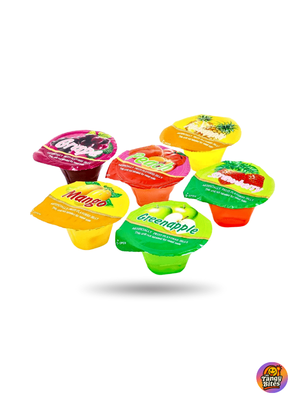 fruit jelly cups at the tangy bites