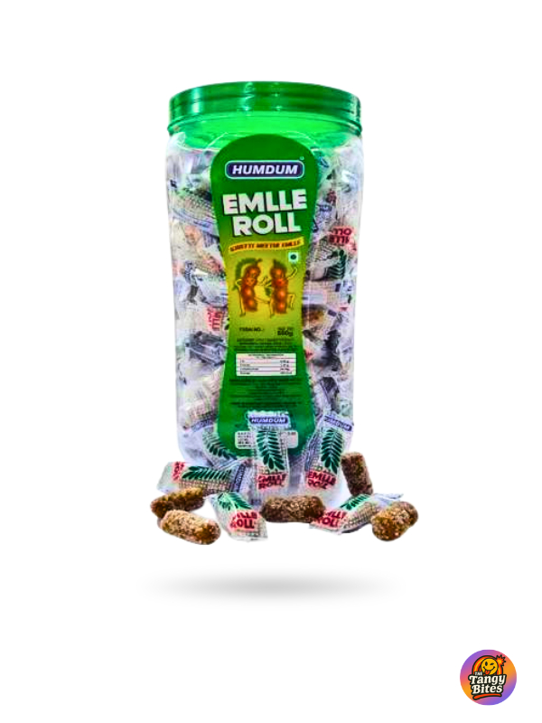 humdum emlle roll candy at the tangy bites