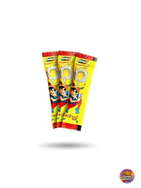 mango masti pipe - tangy mango pipe at the tangy bites